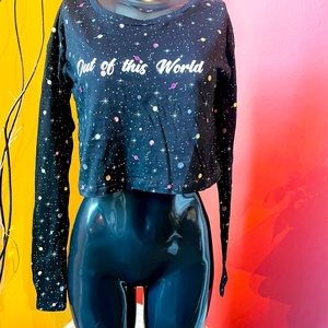 Brave Soul Outerspace Graphic Crop Top!